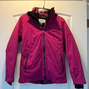 Columbia ski/winter jacket with removable layer. Size small. Omni-tech